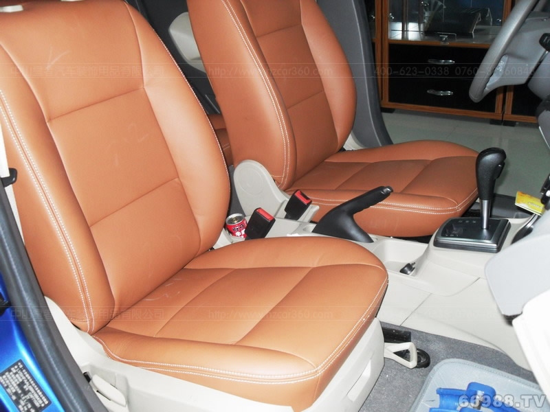 皇者汽车小黄牛福特嘉年华真皮座椅