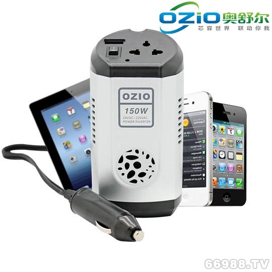OZIO奥舒尔150W逆变器可乐罐形车用逆变器电源EQ15