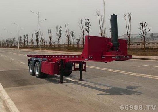 华驰平板自卸半挂车 THD9350ZZXP