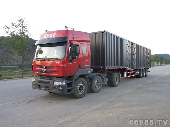 华驰14.6米厢式运输半挂车