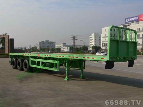 华驰泰骋 12.5米 30.5吨 3轴 平板半挂车 LHT9381