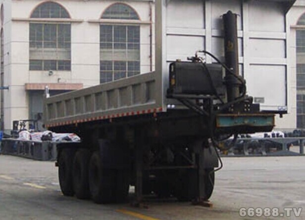 十通牌STQ9402ZZX型自卸半挂车