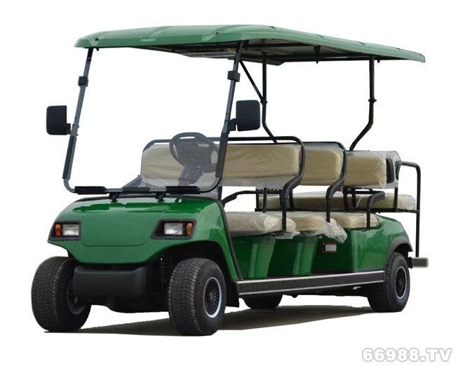 南通4座六座电动高尔夫球车，带雨帘行李架高尔夫球车